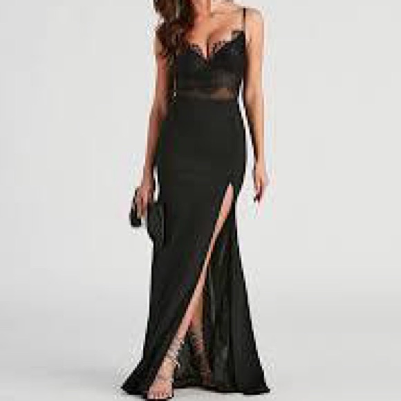 Stunning lace bodice corset white dress formal wedding prom - Picture 3 of 7